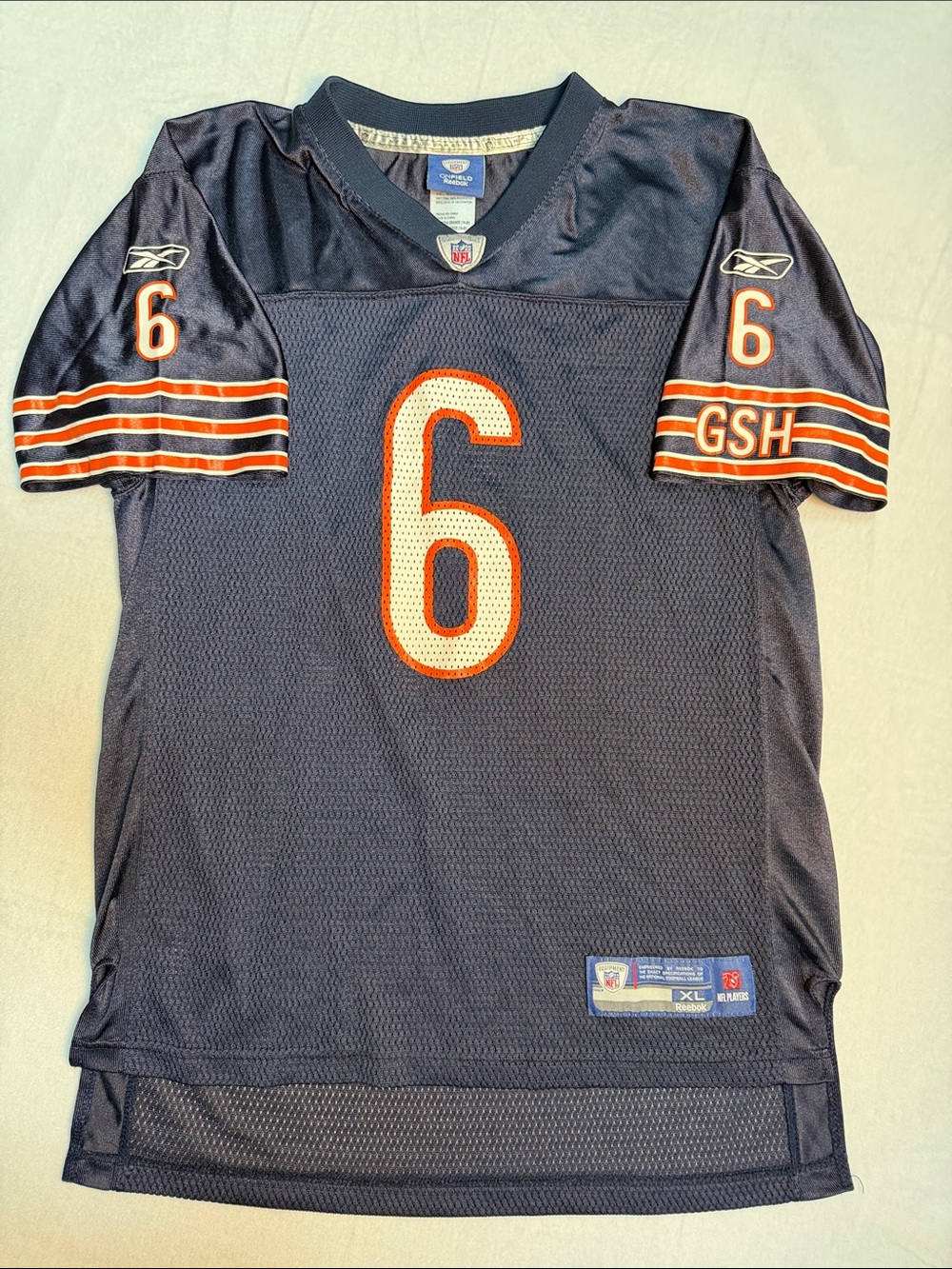 Chicago Bears Vintage Youth #6 Jay Cutler Jersey